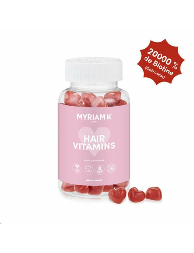 Red love gummies hair vitamins