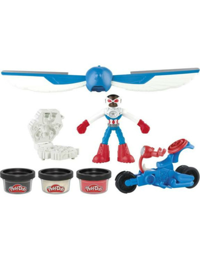 CAPTAIN AMERICA MOTO TRANCHANTE PLAY-DOH MARVEL