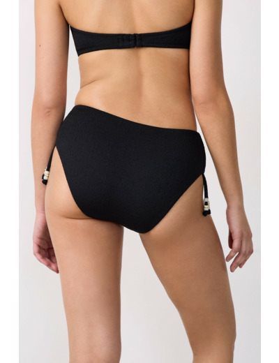 Culotte bikini détails perles bas de maillot