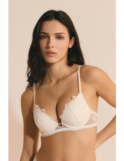Soutien-gorge N.2 - Le push-up plongeant avec broderie,Soutien-gorge N.2 - Le push-up plongeant avec broderie;${refinementColor}