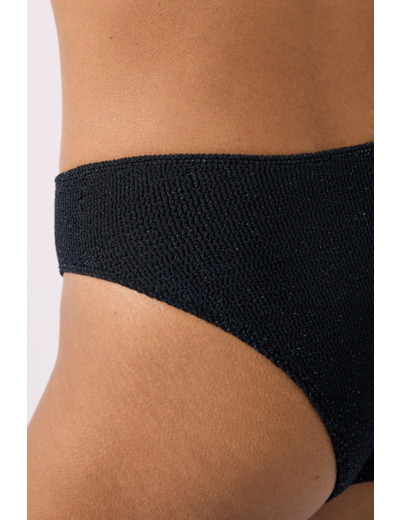 Bikini high leg en matière extensible bas de maillot