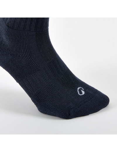 CHAUSSETTES DE TENNIS HAUTES DECATHLON RS 500 MARINE LOT DE 3