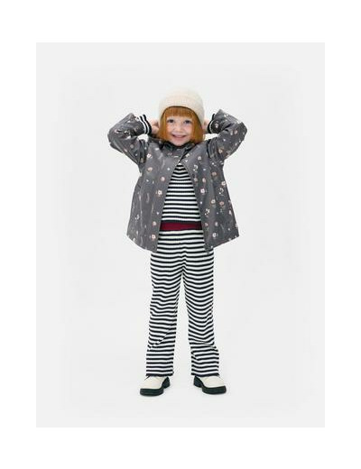 Imperméable à capuche à thème floral