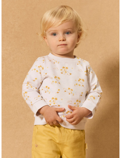 Sweatshirt imprimé plage