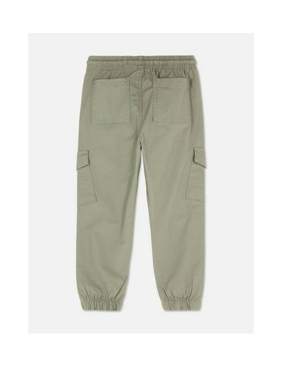 Pantalon cargo à cordon de serrage