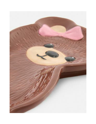 Assiette en forme d'ours