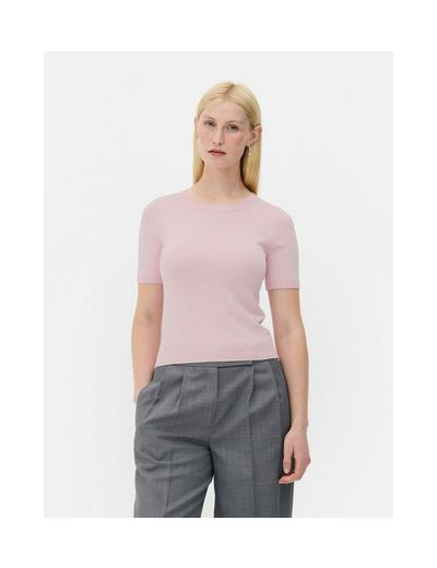 T-shirt ajusté à manches courtes