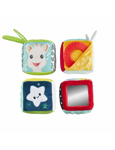 4 CUBES MULTI-ACTIVITÉS SOPHIE LA GIRAFE