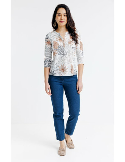 Tee-shirt imprimé manches 3/4