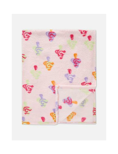 Couverture à motif champignon abstrait