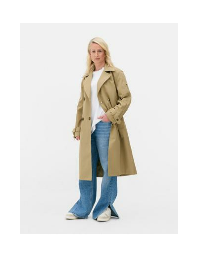 Trench adaptatif à double boutonnage