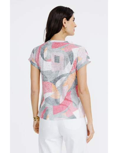 Tee-shirt imprimé manches courtes