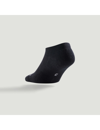 Chaussettes de tennis basses RS100 lot de 3 paires noir