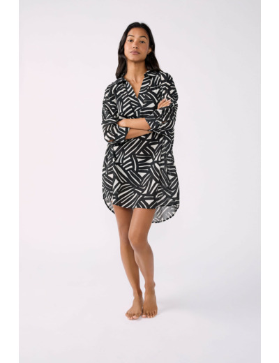 Tunique courte imprimée