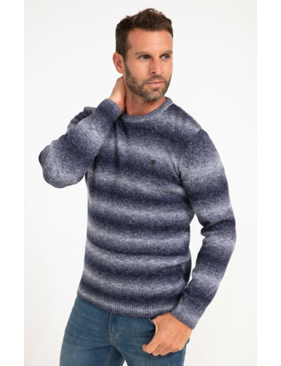 Pull Col Rond Dégradé