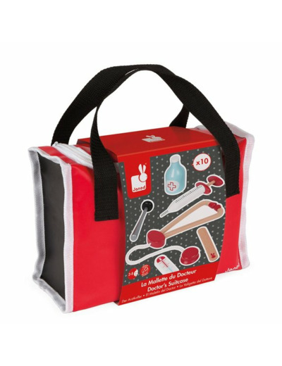 MALLETTE DU DOCTEUR EN BOIS