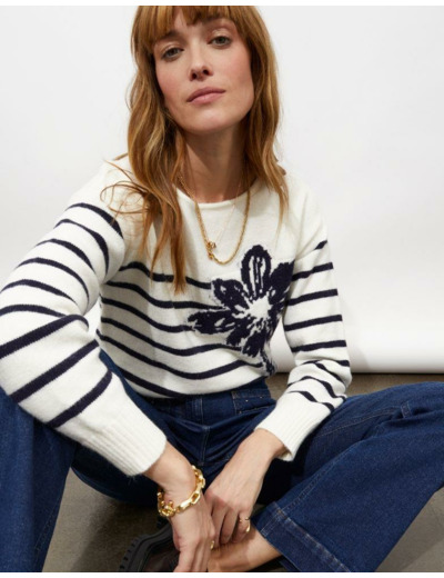 Pull marinière rayée MARINE Femme