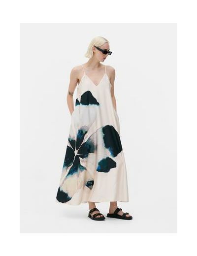 Robe longue à imprimé floral The Edit