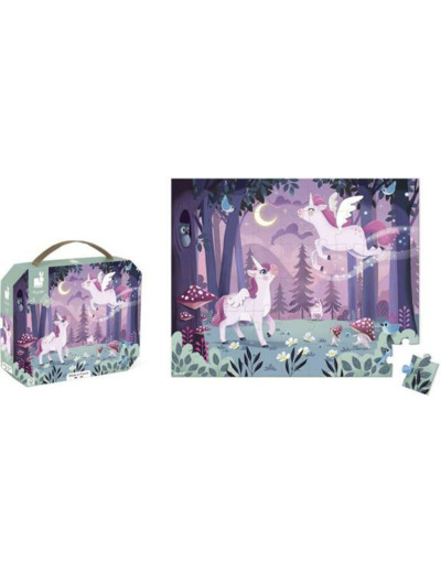 COFFRET PUZZLES 54 PIÈCES LICORNE