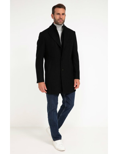 Manteau Mi-Long Blugaufre