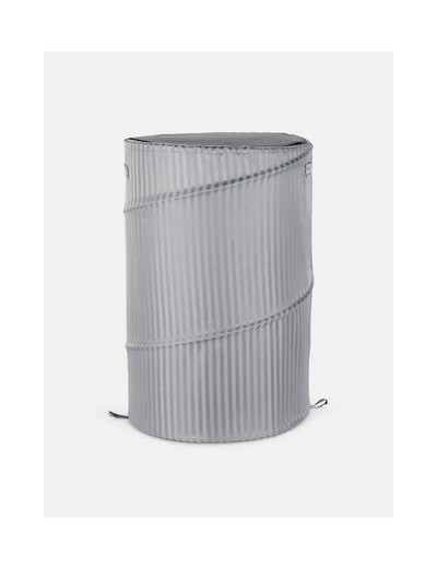 Corbeille à linge pliable à rayures