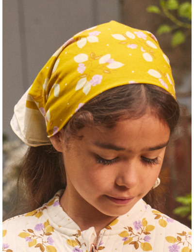 Foulard imprimé fleuri
