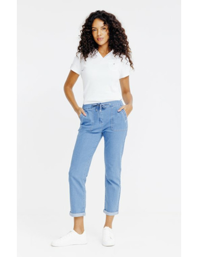 Pantalon coupe jogging en denim