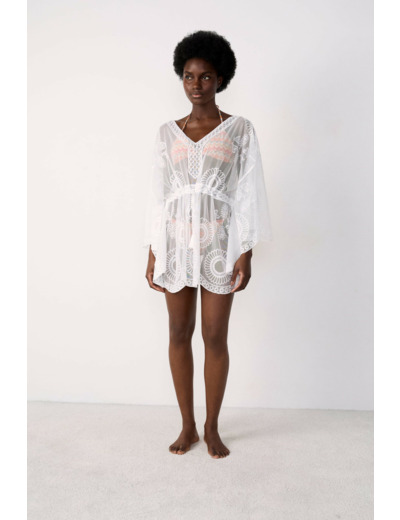 Tunique courte avec broderies