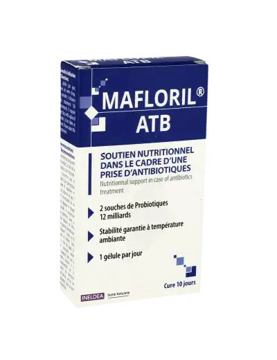 Mafloril Atb Gélules Soutien La Flore Intestinale Boîte De 10