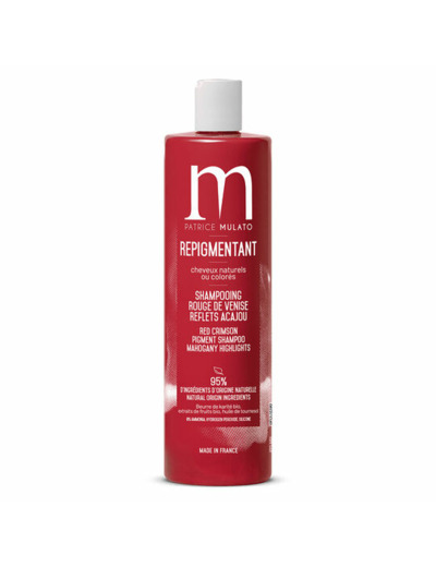 Shampooing repigmentant naturel 500ml rouge de Venise