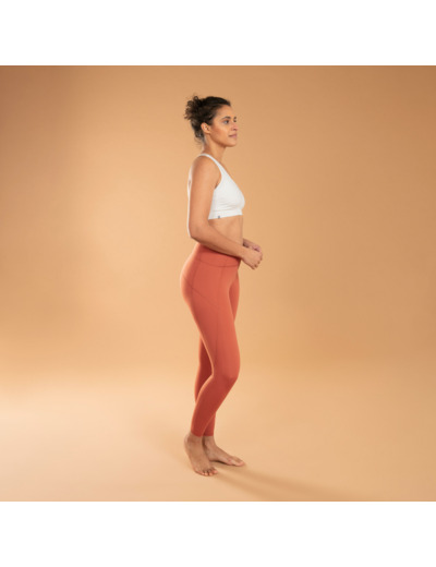 LEGGING YOGA DYNAMIQUE GALBANT MARRON