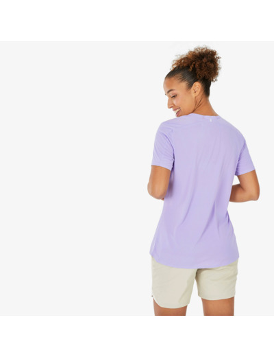 T-shirt de randonnée manches courtes - MH500 - femme