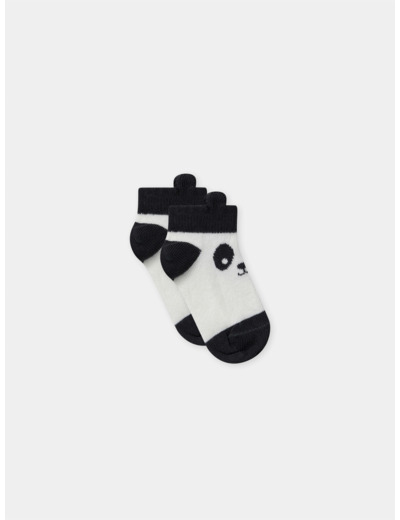 Chaussette jacquard panda