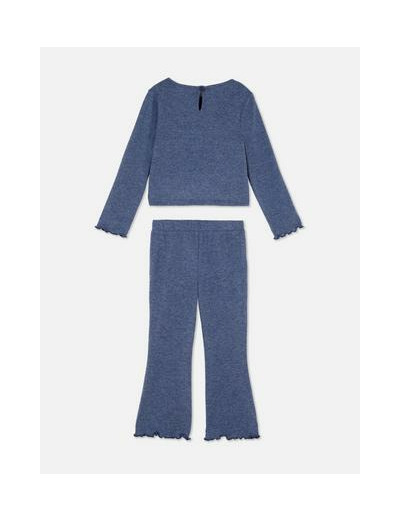 Ensemble t-shirt à nœud et legging évasé