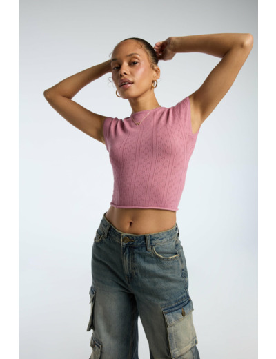 Pull à manches courtes