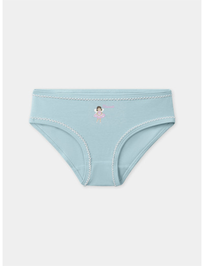 Lot de 5 culottes imprimées ou uni Fille