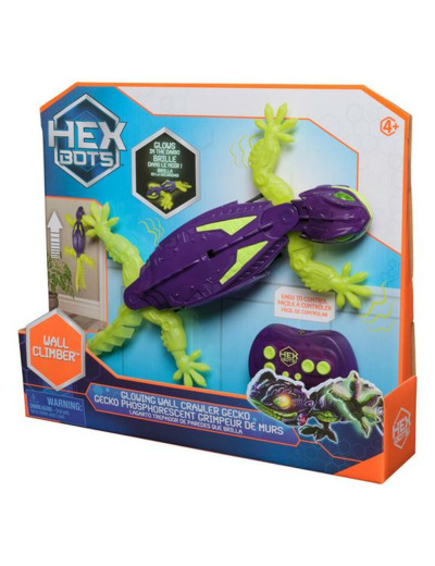 GECKO GLOW IN THE DARK HEX BOTS RADIOCOMMANDÉ