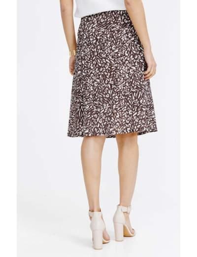 Jupe en maille imprimée