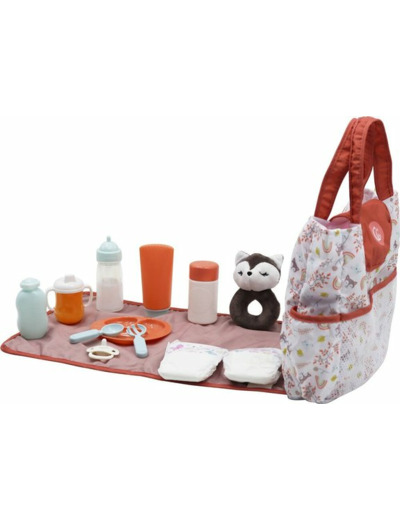 SAC À LANGER AVEC ACCESSOIRES - CERISE & CAPUCINE