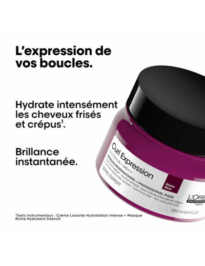 Masque riche Curl Expression - Hydratant intensif 250ml
