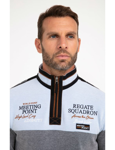 Polo col camionneur Badgy Rayé