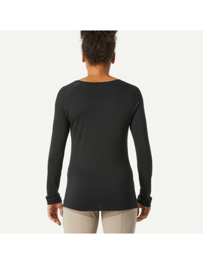 T-shirt 100% laine mérinos manche longue - MT500 - Femme