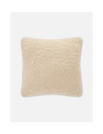 Coussin carré en tissu bouclé