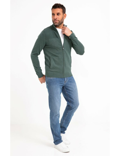 Gilet col montont zippé Basil