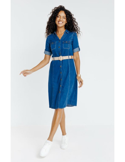 Robe chemise boutonnée