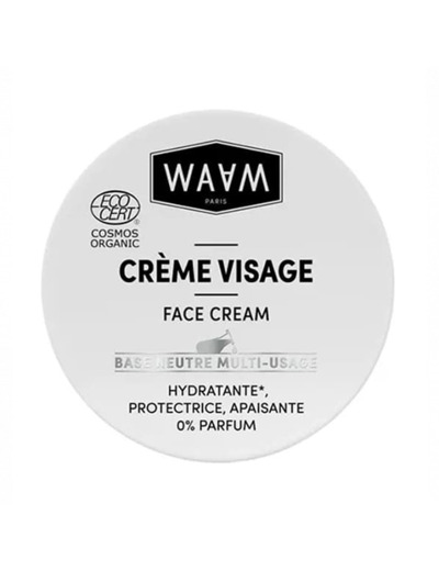 WAAM - Crème Visage Bio Base Neutre 100ml