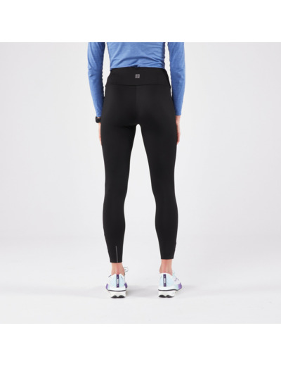 Legging de running chaud femme - KIPRUN Run 100 Warm Noir