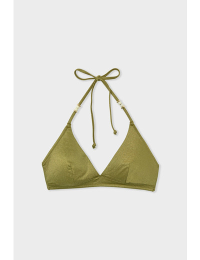 Triangle haut de maillot pailleté,Triangle haut de maillot pailleté;${refinementColor}