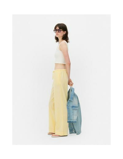 Pantalon large avec cordon de serrage