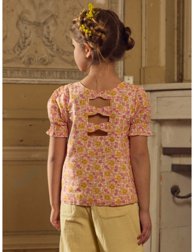 Blouse à fleurs